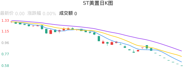 整体分析-日K图：ST美置股票整体分析报告