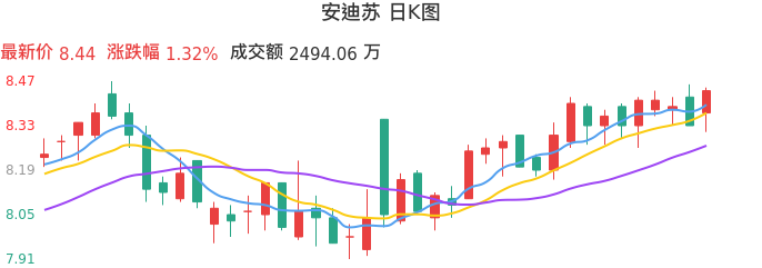整体分析-日K图：安迪苏股票整体分析报告