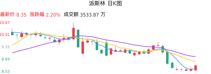 整体分析-日K图:派斯林股票整体分析报告