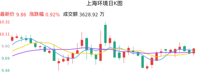 整体分析-日K图：上海环境股票整体分析报告