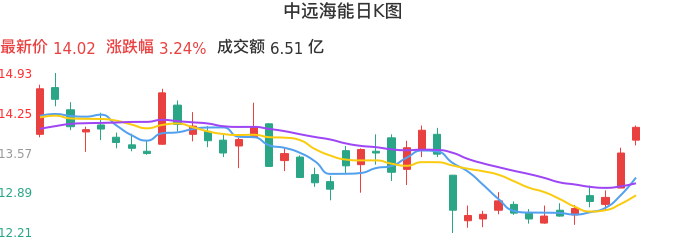 整体分析-日K图：中远海能股票整体分析报告