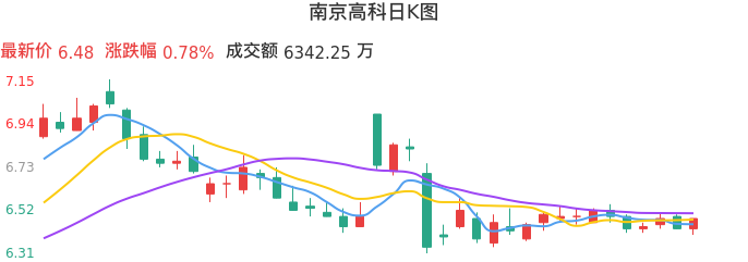整体分析-日K图：南京高科股票整体分析报告