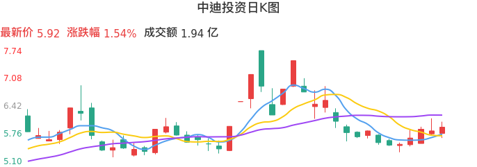 整体分析-日K图：中迪投资股票整体分析报告