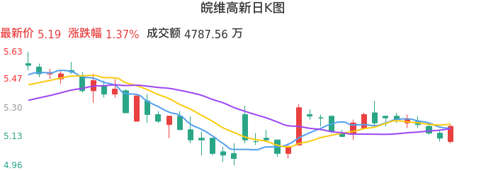 整体分析-日K图：皖维高新股票整体分析报告