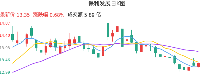 整体分析-日K图：保利发展股票整体分析报告