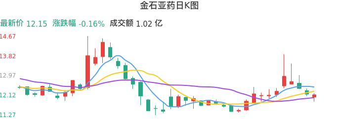 整体分析-日K图：金石亚药股票整体分析报告