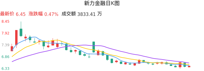整体分析-日K图:新力金融股票整体分析报告