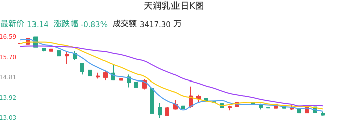 整体分析-日K图：天润乳业股票整体分析报告