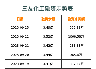三友化工融资表