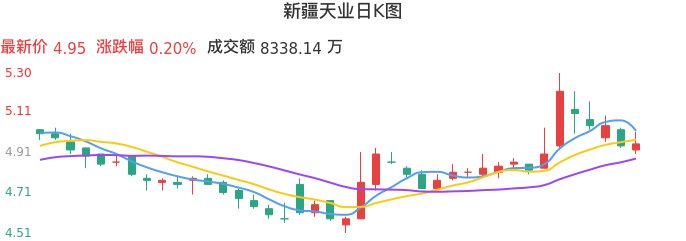 整体分析-日K图：新疆天业股票整体分析报告