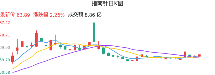 整体分析-日K图：指南针股票整体分析报告