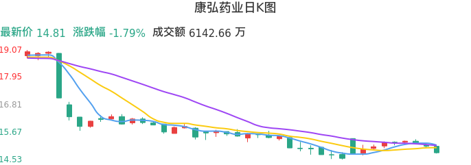 整体分析-日K图：康弘药业股票整体分析报告