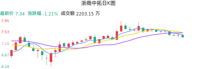 整体分析-日K图：浙商中拓股票整体分析报告