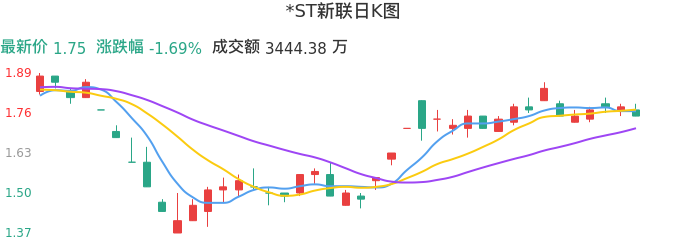 整体分析-日K图：*ST新联股票整体分析报告