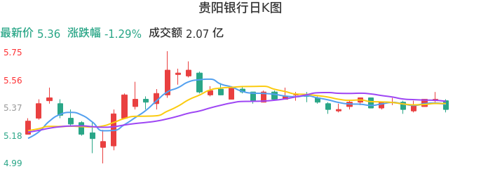 整体分析-日K图：贵阳银行股票整体分析报告