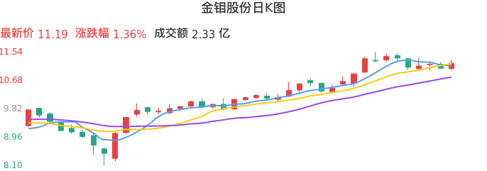 整体分析-日K图：金钼股份股票整体分析报告