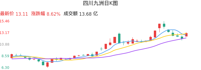 整体分析-日K图：四川九洲股票整体分析报告