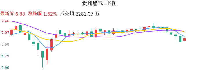 整体分析-日K图：贵州燃气股票整体分析报告