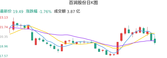 整体分析-日K图：百润股份股票整体分析报告