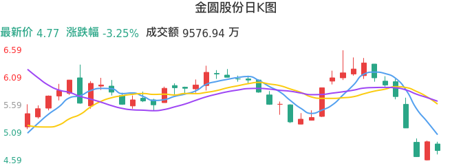 整体分析-日K图：金圆股份股票整体分析报告