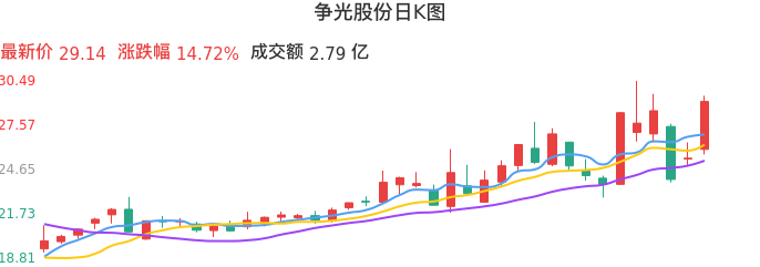 整体分析-日K图：争光股份股票整体分析报告