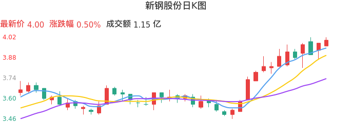 整体分析-日K图：新钢股份股票整体分析报告