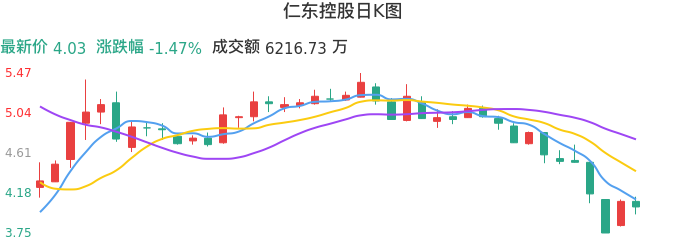 整体分析-日K图：仁东控股股票整体分析报告