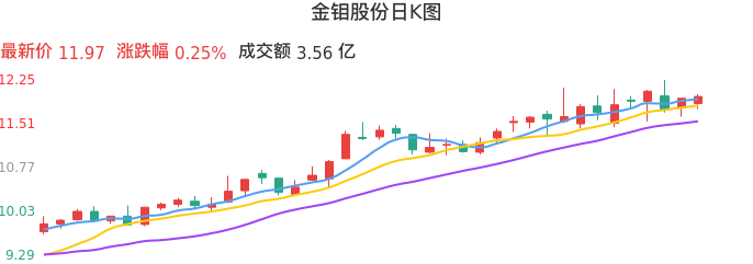 整体分析-日K图：金钼股份股票整体分析报告