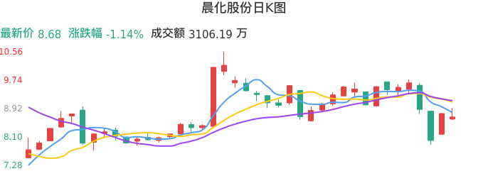 整体分析-日K图：晨化股份股票整体分析报告