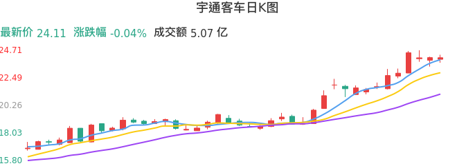 整体分析-日K图：宇通客车股票整体分析报告
