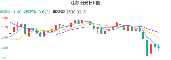 整体分析-日K图：江苏阳光股票整体分析报告