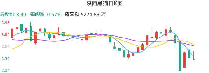 整体分析-日K图：陕西黑猫股票整体分析报告