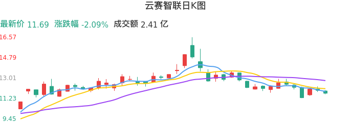 整体分析-日K图：云赛智联股票整体分析报告
