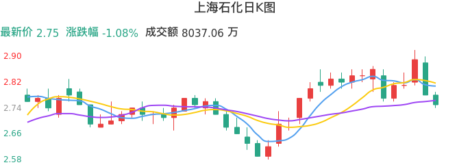 整体分析-日K图：上海石化股票整体分析报告