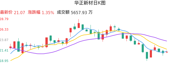整体分析-日K图：华正新材股票整体分析报告