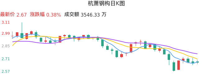 整体分析-日K图：杭萧钢构股票整体分析报告