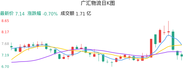 整体分析-日K图：广汇物流股票整体分析报告
