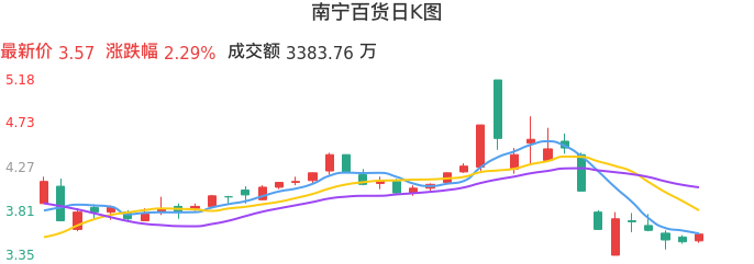 整体分析-日K图：南宁百货股票整体分析报告