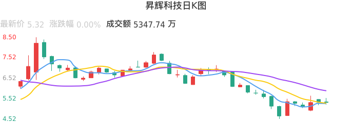整体分析-日K图：昇辉科技股票整体分析报告