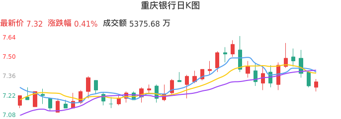 整体分析-日K图：重庆银行股票整体分析报告