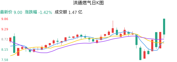整体分析-日K图：洪通燃气股票整体分析报告