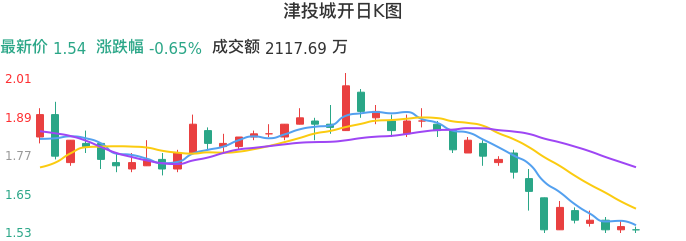 整体分析-日K图：津投城开股票整体分析报告