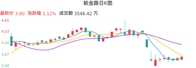 整体分析-日K图：新金路股票整体分析报告