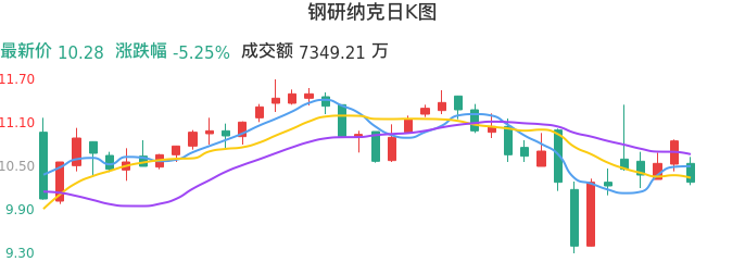 整体分析-日K图：钢研纳克股票整体分析报告
