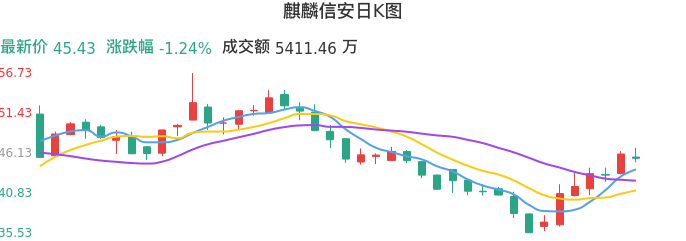 整体分析-日K图：麒麟信安股票整体分析报告