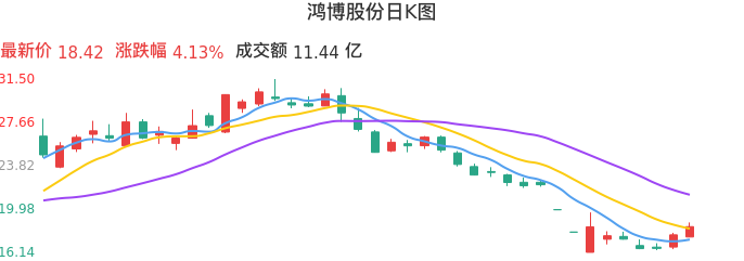 整体分析-日K图：鸿博股份股票整体分析报告