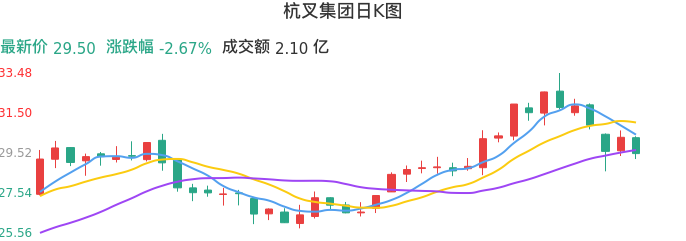 整体分析-日K图：杭叉集团股票整体分析报告