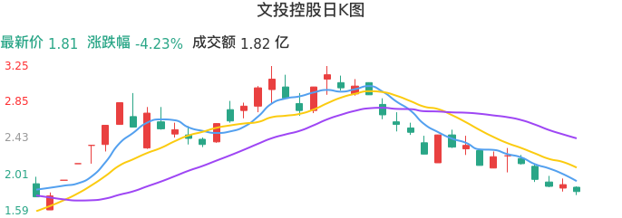 整体分析-日K图：文投控股股票整体分析报告