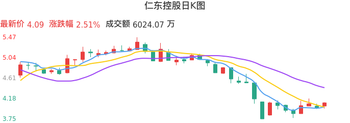 整体分析-日K图：仁东控股股票整体分析报告