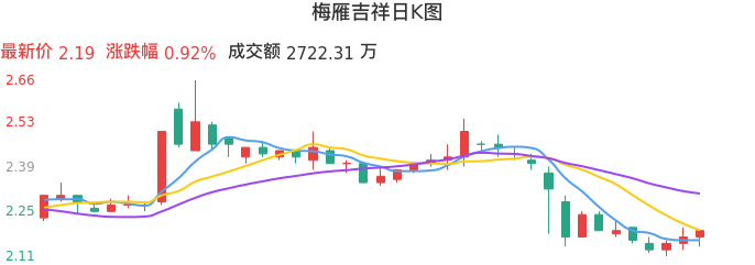 整体分析-日K图：梅雁吉祥股票整体分析报告